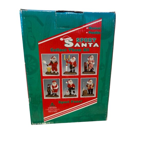 NIB Holiday Time Tennis Sport Santa Musical 1998 Christmas vintage collectable - Picture 5 of 11